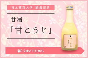 日本薬科大学　甘酒「甘こうじ」